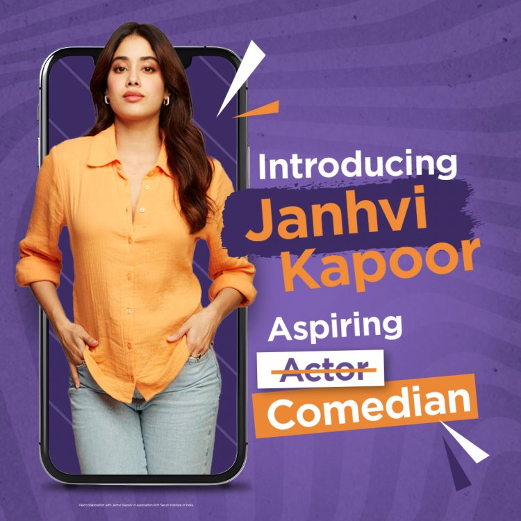 Janhvi Kapoor leaps into stand-up comedy for the first time ever with ‘Leap, Laugh & Learn’ : trailer out now !