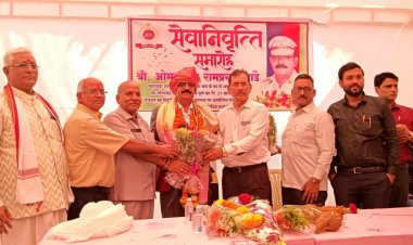 RPF सहायक उप-निरीक्षक ओमप्रकाश पांडेय का सेवानिवृत्ति समारोह सम्पन्न