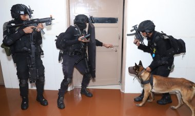 NSG कमांडोज द्वारा सिंघानिया स्कूल में सुरक्षा ड्रिल