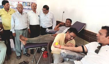 SKFI द्वारा बुलंदशहर में रक्तदान शिविर का आयोजन