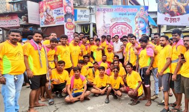 चांदीवली के काजूपाड़ा में दहीहंडी उत्सव का अनिल गलगली ने किया उद्घाटन