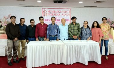 मुंबई गुजराती पत्रकार संघ की दूसरी आम वार्षिक बैठक का सफल आयोजन...