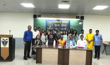 जयहिंद महाविद्यालय में "हिंदी पखवाड़ा समारोह" आयोजन की शानदार शुरुआत