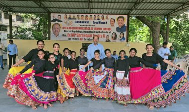 मालाड के कार्मल स्कूल में खुले रंगमंच का जन सेवक गोपाल शेट्टी ने किया उद्घाटन