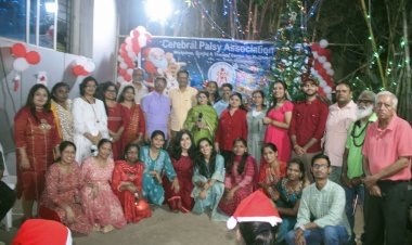 सेरेब्रल पाल्सी एसोसिएशन द्वारा क्रिसमस उत्सव का भव्य आयोजन
