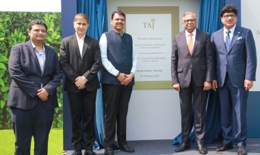 आईएचसीएल का ताज बैंडस्टैंड मुंबई : मुख्यमंत्री देवेंद्र फडणवीस और टाटा सन्स के चेयरमैन एन चंद्रशेखरन की उपस्थिति में भूमि पूजन संपन्न