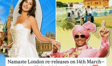 अक्षय कुमार और कैटरीना कैफ की क्लासिक रोमांटिक कॉमेडी 'नमस्ते लंदन' होली पर फिर होगी सिनेमाघरों में