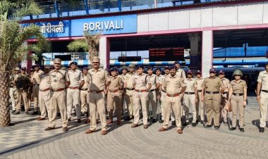 भारत-पाक युद्ध की पृष्ठभूमि अंतर्गत सतर्कता : बोरीवली रेलवे पुलिस का रूट मार्च और सघन जांच अभियान !