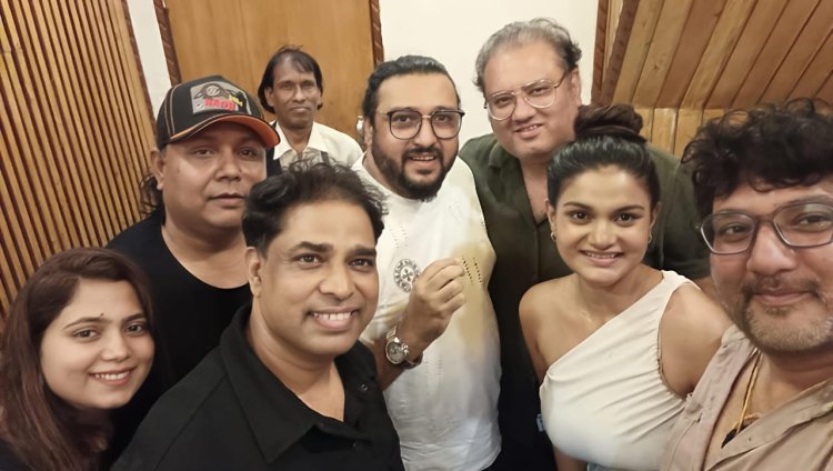 देशभक्ति पर आधारित गीत "मेनू हँसके विदा कर दे" की रिकार्डिंग सम्पन्न