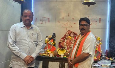  नव निर्मित मंदिर में मूर्तियों की स्थापना व प्राण प्रतिष्ठा के आयोजन में पहुंचे पूर्व सांसद गोपाल शेट्टी 