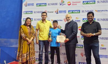 BAMU द्वारा सब-जूनियर नेशनल रैंकिंग बैडमिंटन प्रतियोगिता का आयोजन और पुरस्कार वितरण समारोह सम्पन्न