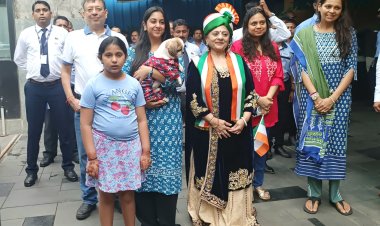 79वें स्वतंत्रता दिवस पर लोढ़ा कोस्टिएरा में ध्वजारोहण समारोह हुआ सम्पन्न