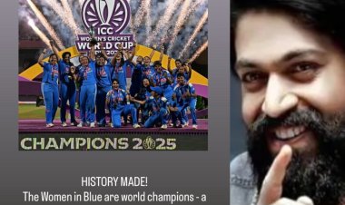 रॉकिंग स्टार यश ने इंस्टाग्राम पर मनाया टीम इंडिया द्वारा महिला क्रिकेट वर्ल्ड कप जीतने का जश्न 