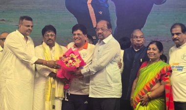 "कर्नाटक राज्योत्सव 2025" पुरस्कार मिलने के उपलक्ष्य में डॉक्टर पी. व्ही. शेट्टी का हुआ भव्य सत्कार