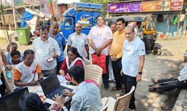 दहिसर में निःशुल्क आयुष्मान कार्ड एवं ई-श्रम कार्ड नामांकन शिविर का आयोजन