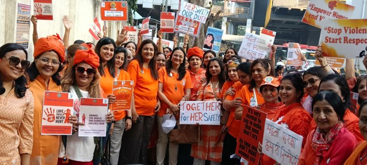 "इनर व्हील डिस्ट्रिक्ट-314" ने किया 'ऑरेंज द वर्ल्ड वाकाथान' का शानदार आयोजन  ...