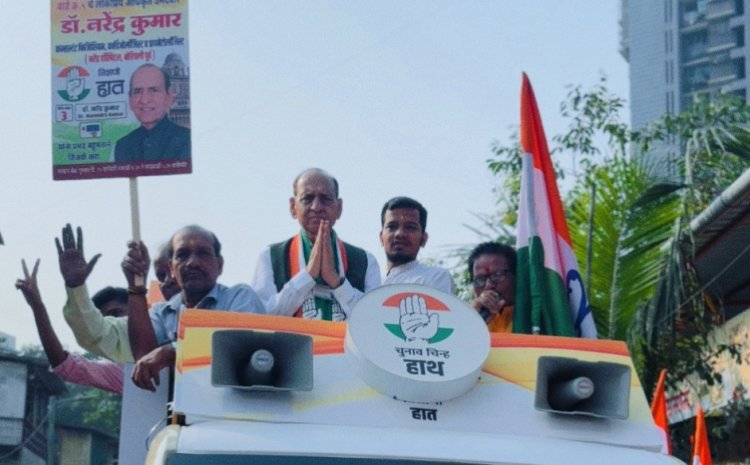 वार्ड-5 के कांग्रेस उम्मीदवार डॉ. नरेंद्र कुमार का चुनाव प्रचार-अभियान चरम पर !