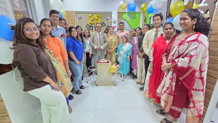 "दिव्यदृष्टि आई केयर सेंटर" का रजत जयंती समारोह सम्पन्न