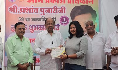  बोरीवली में रक्तदान शिविर के आयोजन में पहुंचे पूर्व सांसद गोपाल शेट्टी..