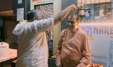  नरेंद्र हॉस्पिटल में "होली मिलन समारोह" का भव्य आयोजन हुआ...