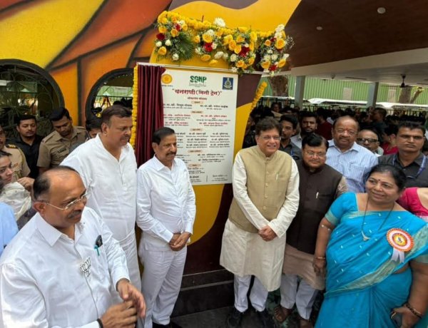 संजय गांधी नेशनल पार्क में मिनी ट्रेन "वन रानी' का हुआ लोकार्पण...